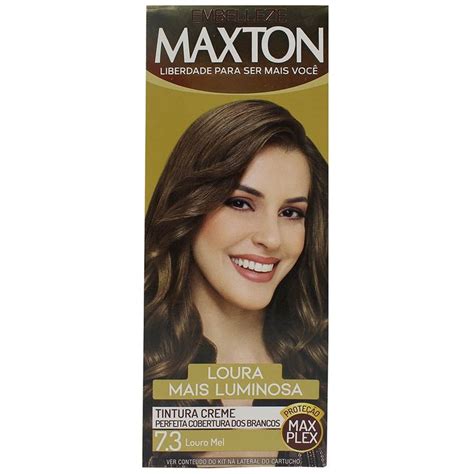 Kit prático Embelleze Maxton Coloração Creme 7 3 Louro Mel Louro