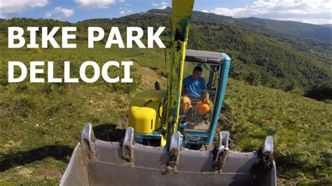 Building bike park Delloci Kosovë parku i bicikletave ne Malet e