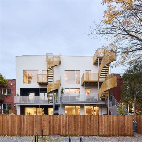 Architecture Microclimat Builds Minimal House In Traditional Montreal