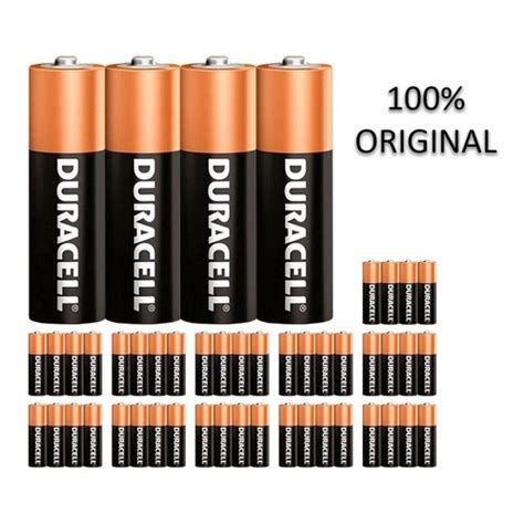 Kit Unid De Pilha Alcalina Aa Duracell Original Shopee Brasil