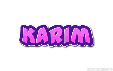 Karim Logo Herramienta de diseño de nombres gratis de Flaming Text