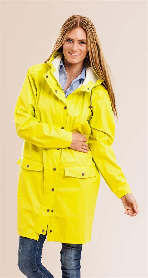 Yellow Pvc Raincoat Raincoat Fashion Raincoat Yellow Raincoat