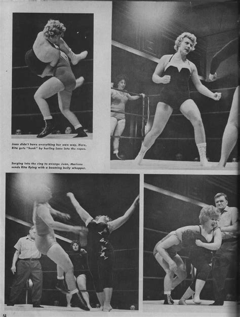 Wrestling Revue Magazine October Bernice Larue Marlene Parker