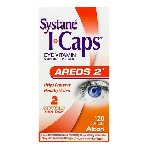 Systane I Caps Areds Eye Vitamin Softgels Shop Eye Drops