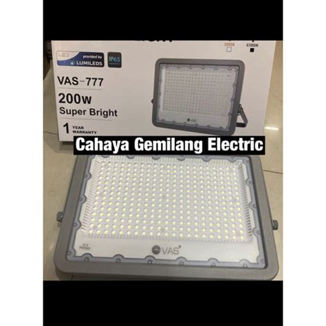 Jual Kap Lampu Sorot Led Vas Vas Watt W Tembak Floodlight