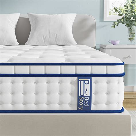 BedStory Full Mattress 12 Inch Medium Firm Hybrid Mattress In A Box