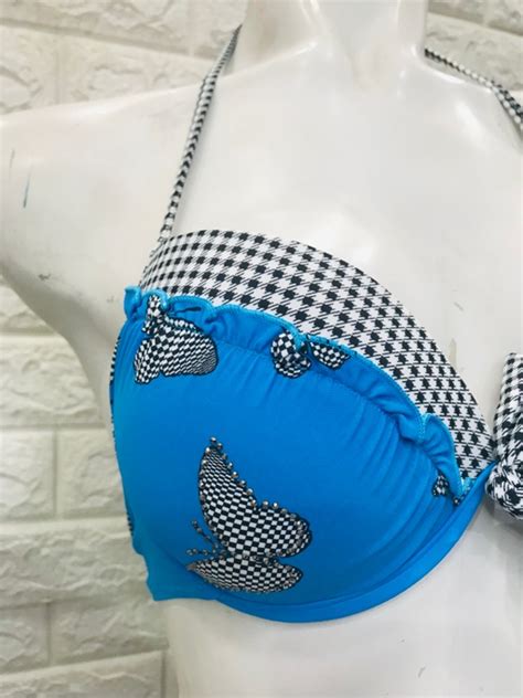 Bikini diseño de mariposa con brillantes AleAlon cl