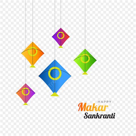 Makar Sankranti Kites Vector Hd Png Images Happy Makar Sankranti With