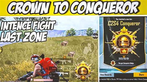 Intence Fight Last Zone In Bgmi 🥵 Bgmi Crown To Conqueror Bgmi