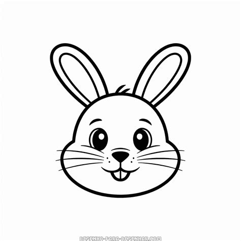Desenhos de Coelhos para Desenhar | Desenho Para Desenhar