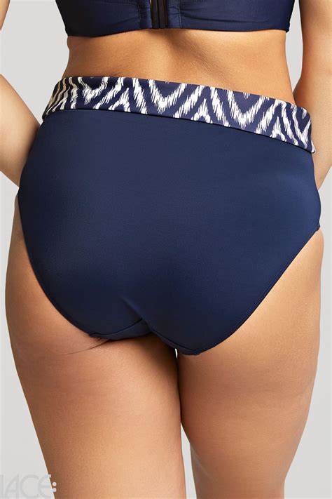 Panache Swim Oceana Bikini Taillenslip Navy Lace De