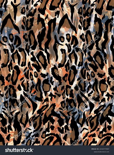 Cheetah Print Pattern Drawing