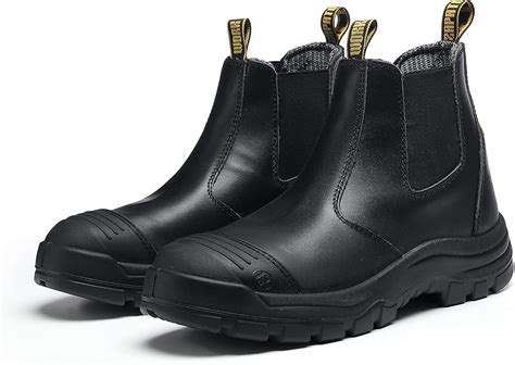 Pull On Slip On Mens Steel Toe Waterproof Work Boots At Edward Cambra