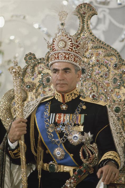 Portrait Of The Shah Of Iran Taken Photograph By James L Stanfield