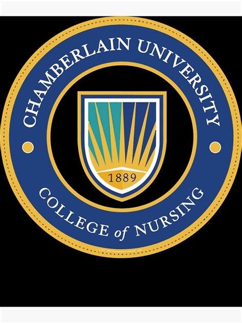 Chamberlain College Nursing Logo Poster For Sale By CAMERONSTERLING