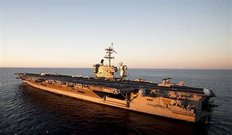 The Aircraft Carrier Uss Carl Vinson Is Underway In Photos Framed