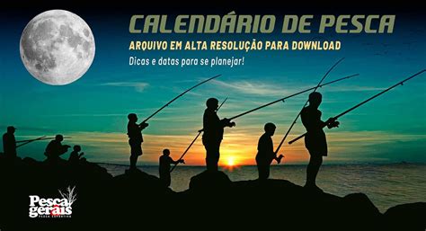 Calend Rio De Pesca E Pescarias Conforme A Lua Pescaria