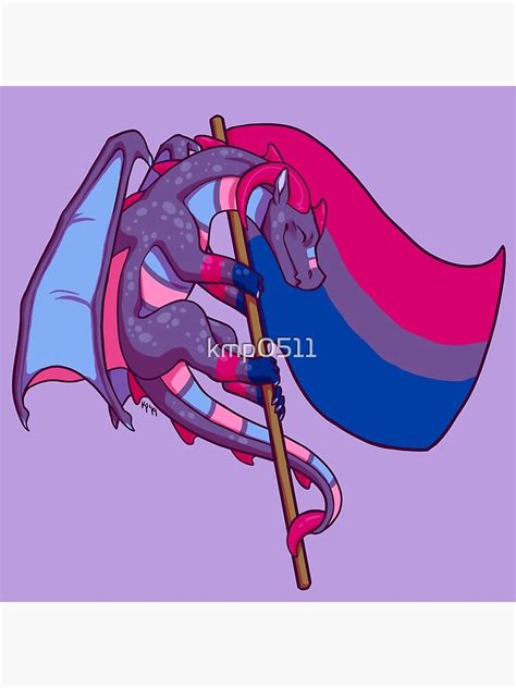 Bisexual Pride Flag Dragon 3rd Edition Poster For Sale By Kmp0511