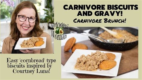 Carnivore Biscuits And Sausage Gravy Cornbread Type Biscuits With