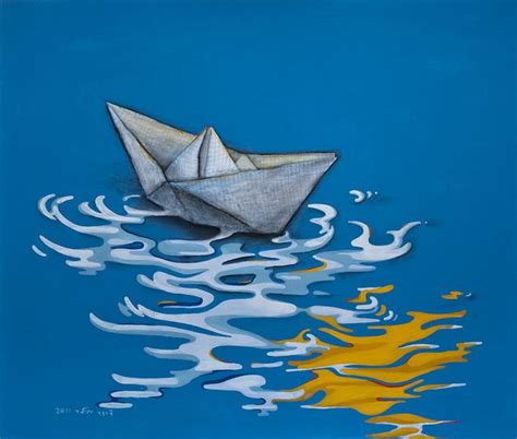 Paper Boat | Paper boat, Boat drawing, Flower drawing design