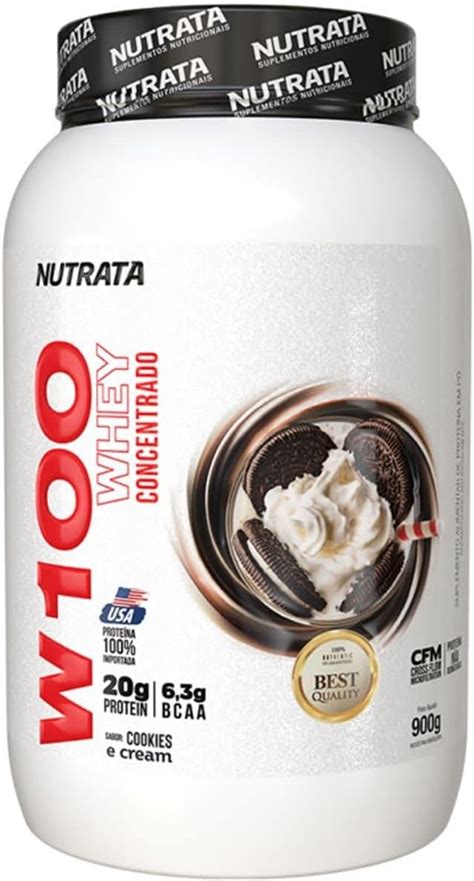 Nutrata W100 Whey 900g Cookies Cream Br