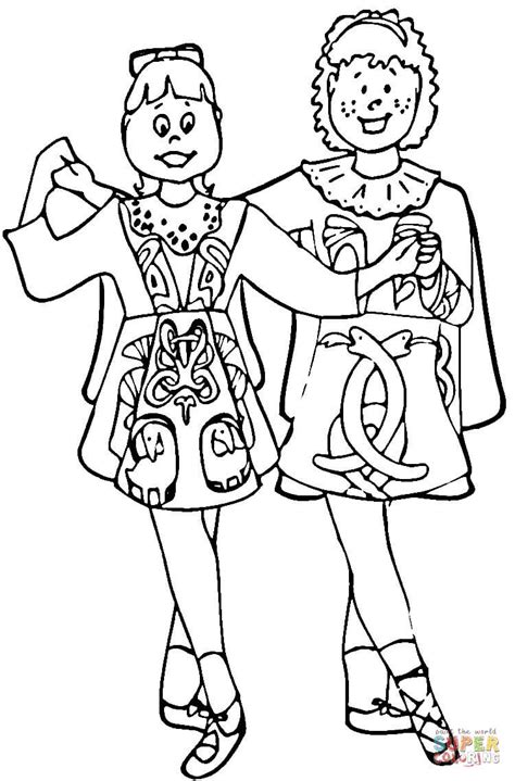 Ballroom Dancing Coloring Pages Sketch Coloring Page