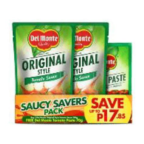 Del Monte Tomato Sauce Sup 200g Free Del Monte Tomato Paste 70g