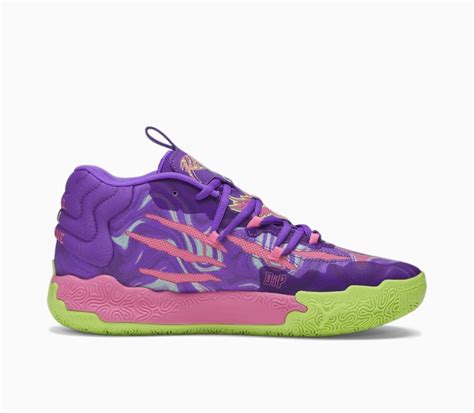 Puma Lamelo Ball Mb03 Toxic Mb 03 Purple Glimmer Green Geck Pink Mb03