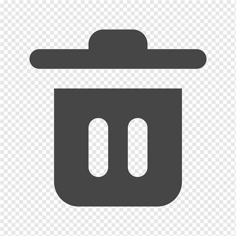 Bin Delete Remove Trash Can Garbage Recycle Multimedia Solid Px