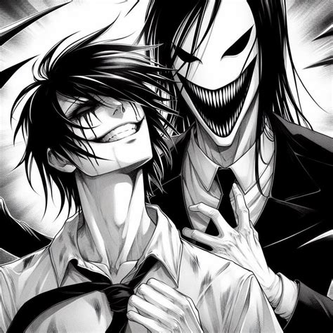 Jeff the Killer and Slenderman by phantom-ws on DeviantArt