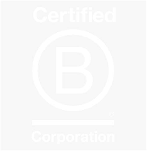 Logo White Certified B Corporation 01 - Plan White, HD Png Download ...