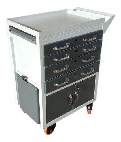 Stainless Steel Tool Trolley Cabinet For Industrial Mounting Type