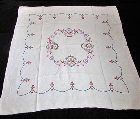 1940s Tablecloth Vintage Bridge Cloth Tablecloth Vintage Etsy