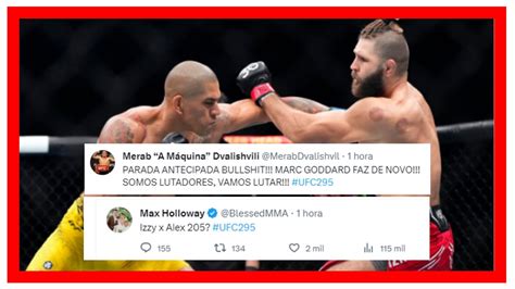 Lutadores Do Ufc Reagem A Vit Ria Do Alex Poatan Sobre Jiri Proch Zka