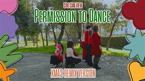 [k Pop In Public Side Cam ] Bts 방탄소년단 Permission To Dance Xmas