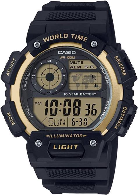 Relógio Masculino Digital Casio Data Bank DB 36 1AV Preto Amazon br