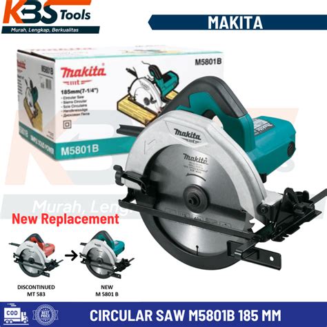 Jual Mesin Gergaji Potong Kayu Makita M 5801 B Circular Saw 7 185mm