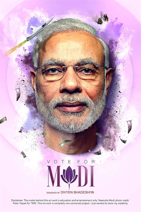 Narendra Modi Poster Design Behance Behance