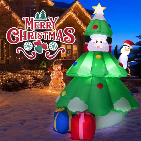 Buy Maoyue Christmas Inflatables Tree 8ft Outdoor Christmas