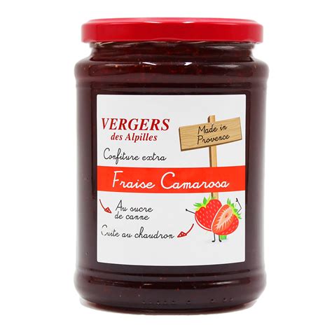 Fraise Camarosa Confiture Extra Familial 750g Confit De Provence