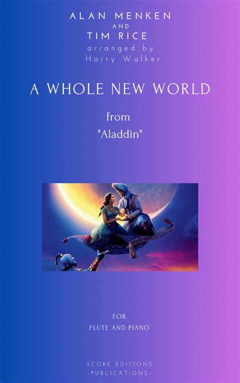 A Whole New World By Tim Rice Alan Menken Flute Solo Digital Sheet