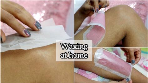 How To Use Veet Wax Strips Waxing At Home Step By Step Youtube