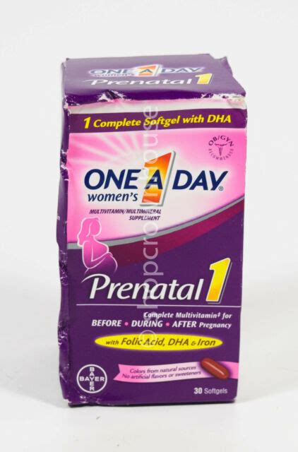 One A Day Womens Prenatal 1 Pill Multivitamin With Dha And Folic Acid