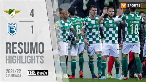 Highlights Resumo Moreirense 4 1 Belenenses SAD Liga 21 22 21