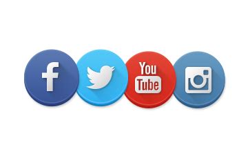 14 Facebook Twitter Instagram YouTube Icons Images Instagram Facebook