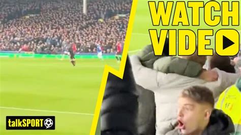 Fan Footage Captures Moment Alejandro Garnacho Stuns Everton Fans With Spectacular Manchester