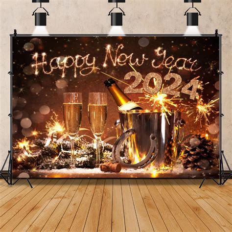 Mua AOFOTO 7x5ft Happy New Year Backdrop 2024 New Years Backdrop