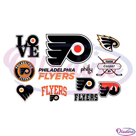 Philadelphia Flyers Bundle Svg Digital File Philadelphia Flyers Logo Svg