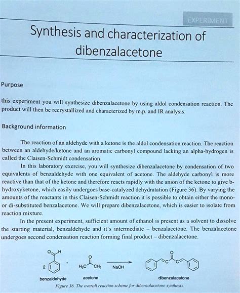 Solved Text Experiment Synthesis And Characterization Of