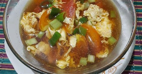 Resep Sup Telur Tomat Chinese Enak Dan Mudah Cookpad